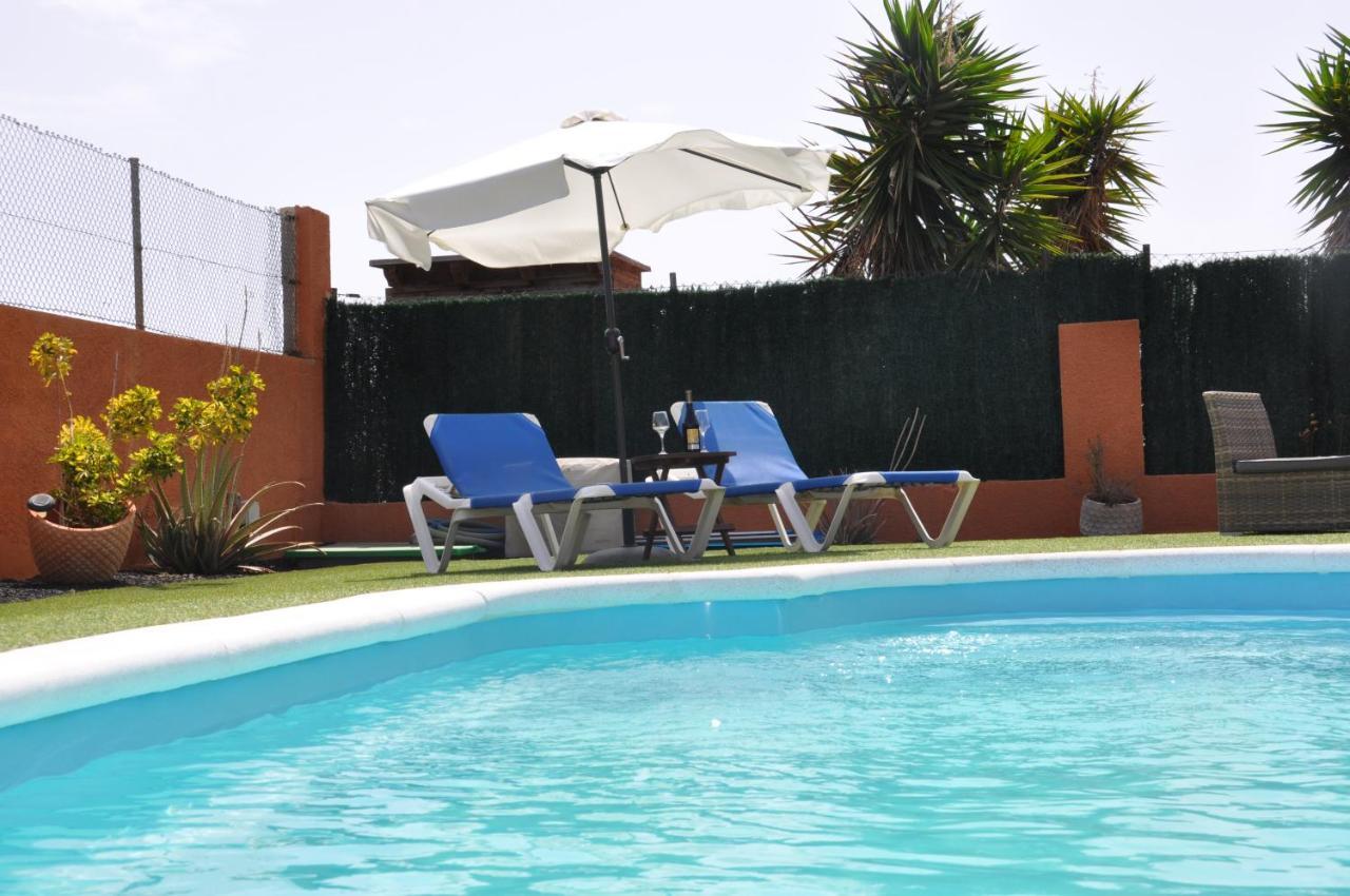 Eco Villa White Suite With Climatized Pool Caleta De Fuste Exterior foto